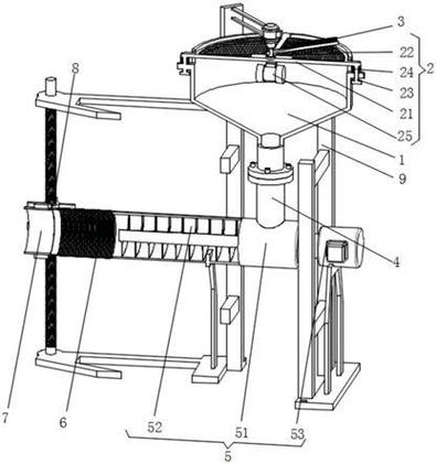 1.本实用新型涉及树脂砂加工技术领域,具体为一种树脂砂自动输送装置.